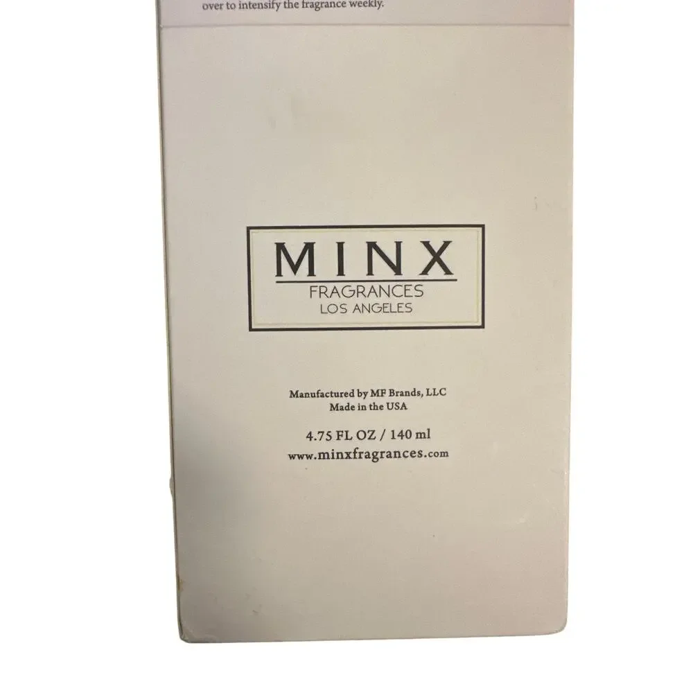 NEW Minx Fragrances Los Angeles Bamboo Aromatherapy Reed Diffuser 4.75 Fl Oz